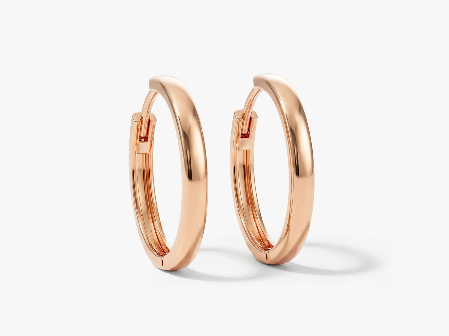Medium Plain Hoop Earrings