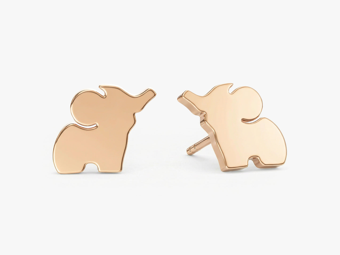 Elephant Stud Earrings