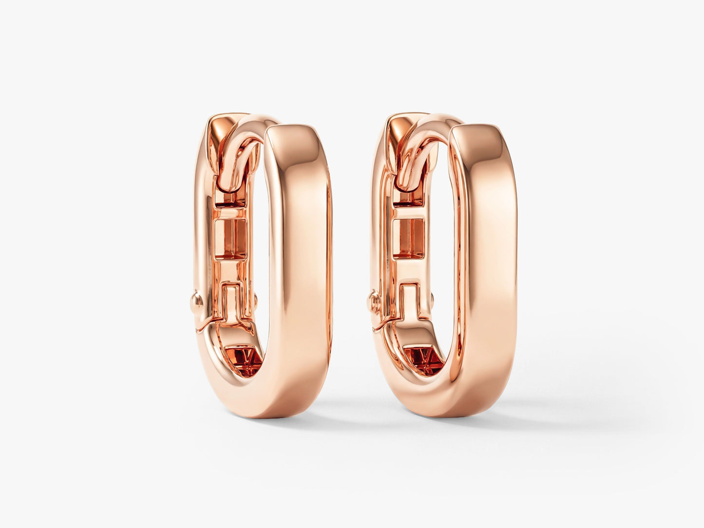 Bold Oval Hoops