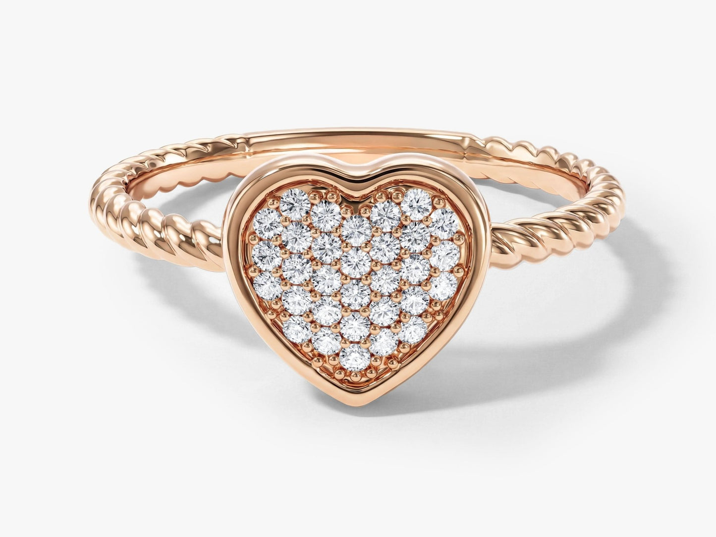 Twisted Heart Ring