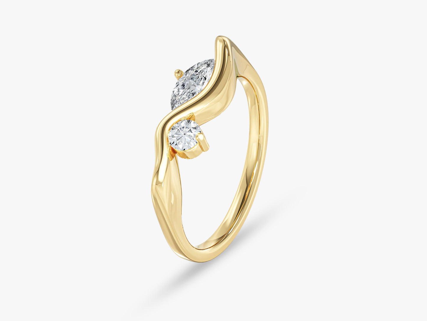 Wavy Promise Ring