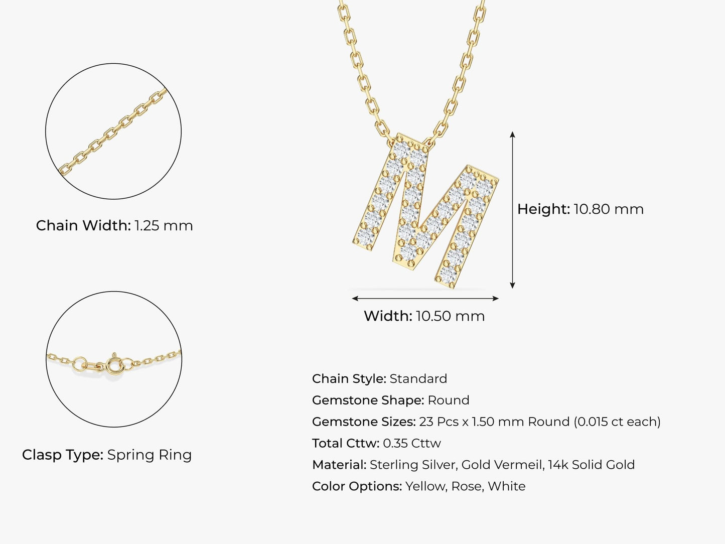 Initial Letter Necklace