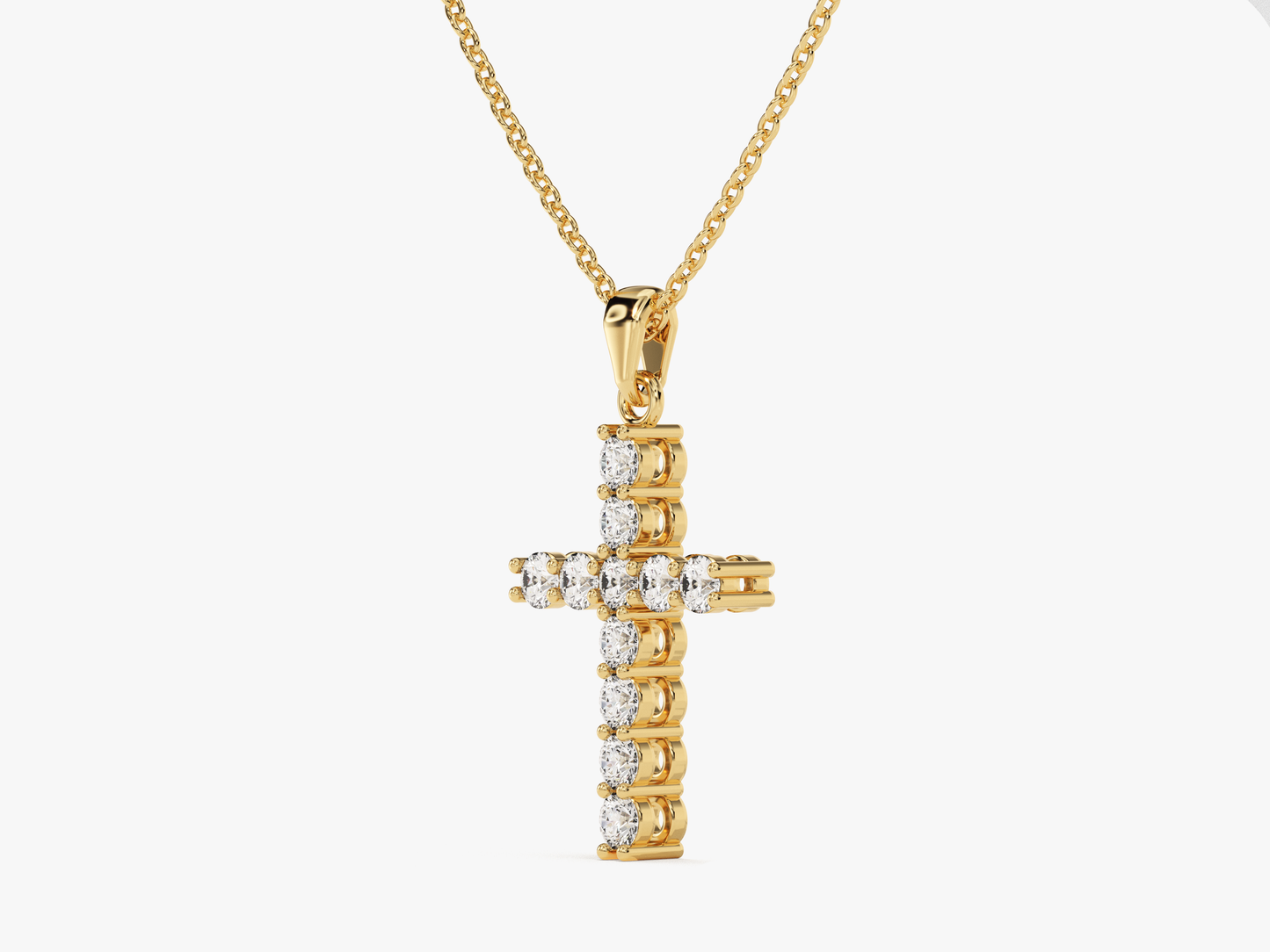 Cross Pendant (0.22 CT)