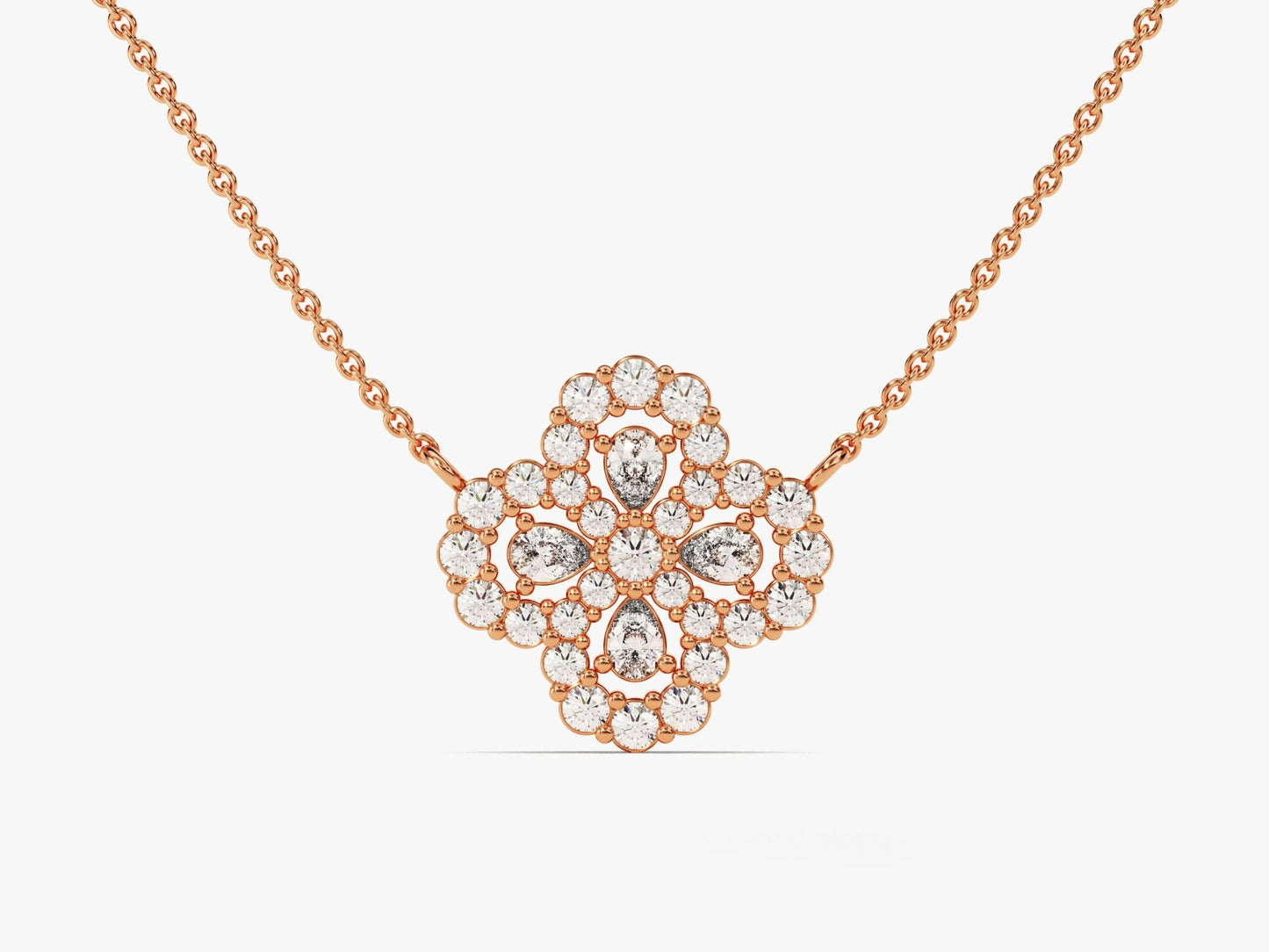 Floral Cluster Necklace