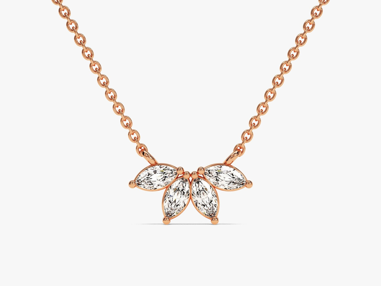 Marquise Crown Necklace