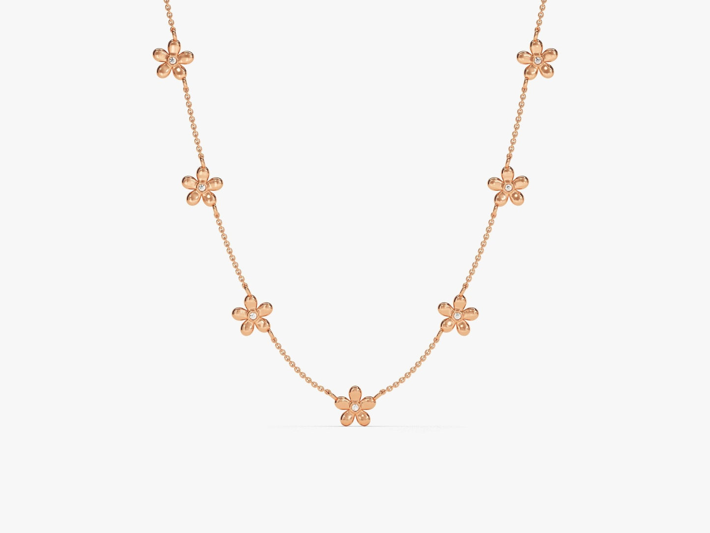 Flower Station Necklace
