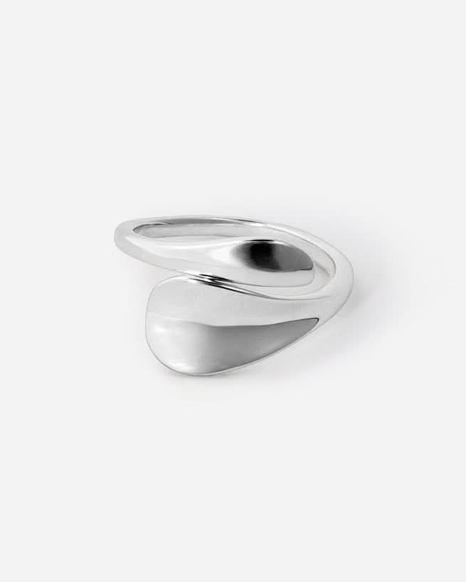 Organic Wrap Ring - Minimalist Modern Design