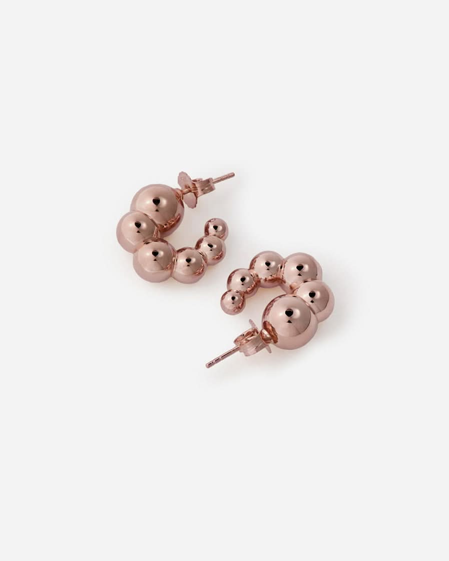 Bubble Glam Hoop Earrings - Hoop Earring Jewelry