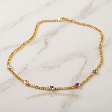 JWH personalized birthstone Necklace