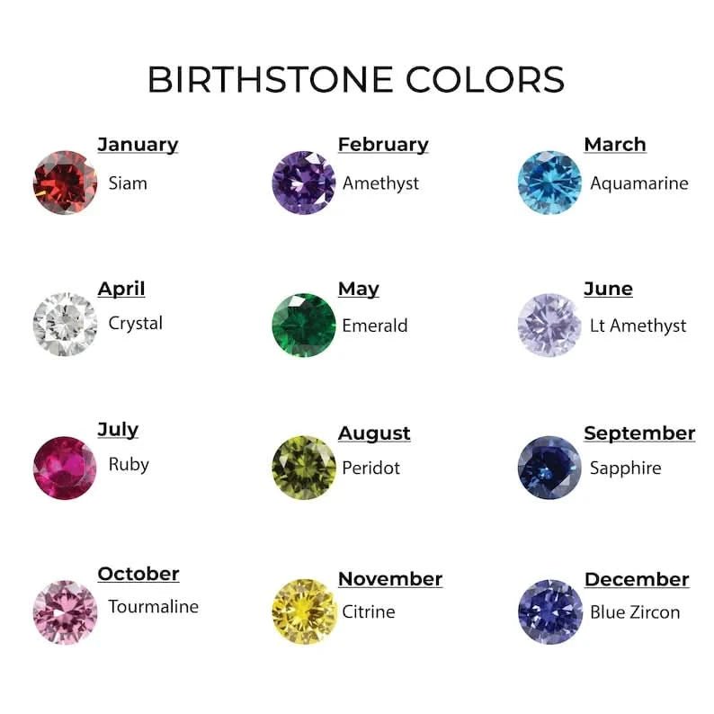 Baby Bracelet With Name And Birthstone