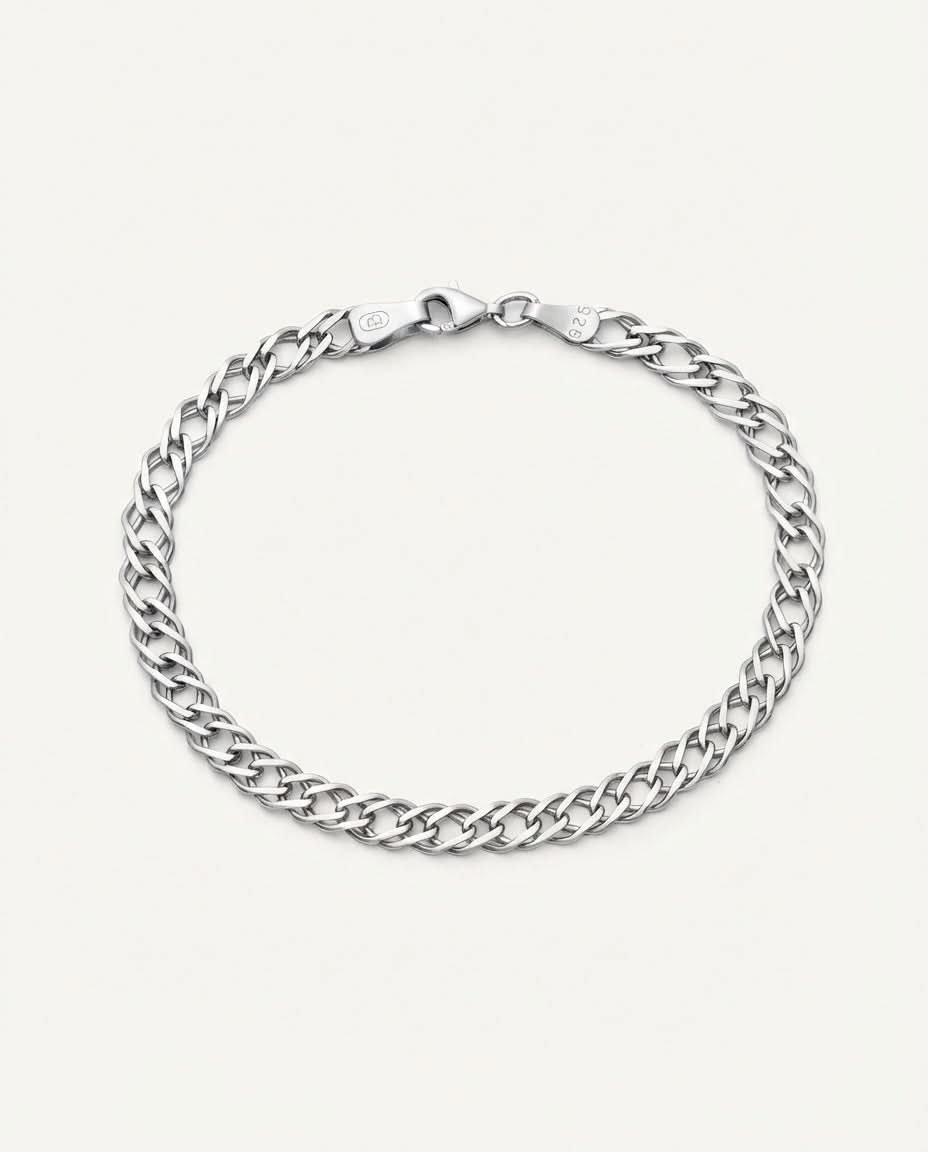 Stylist Bold Women Silver Bracelet - Chain Bracelet