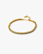 Gold Evil Eye Bracelet – Dainty Blue Eye Charm Jewelry for Protection & Style
