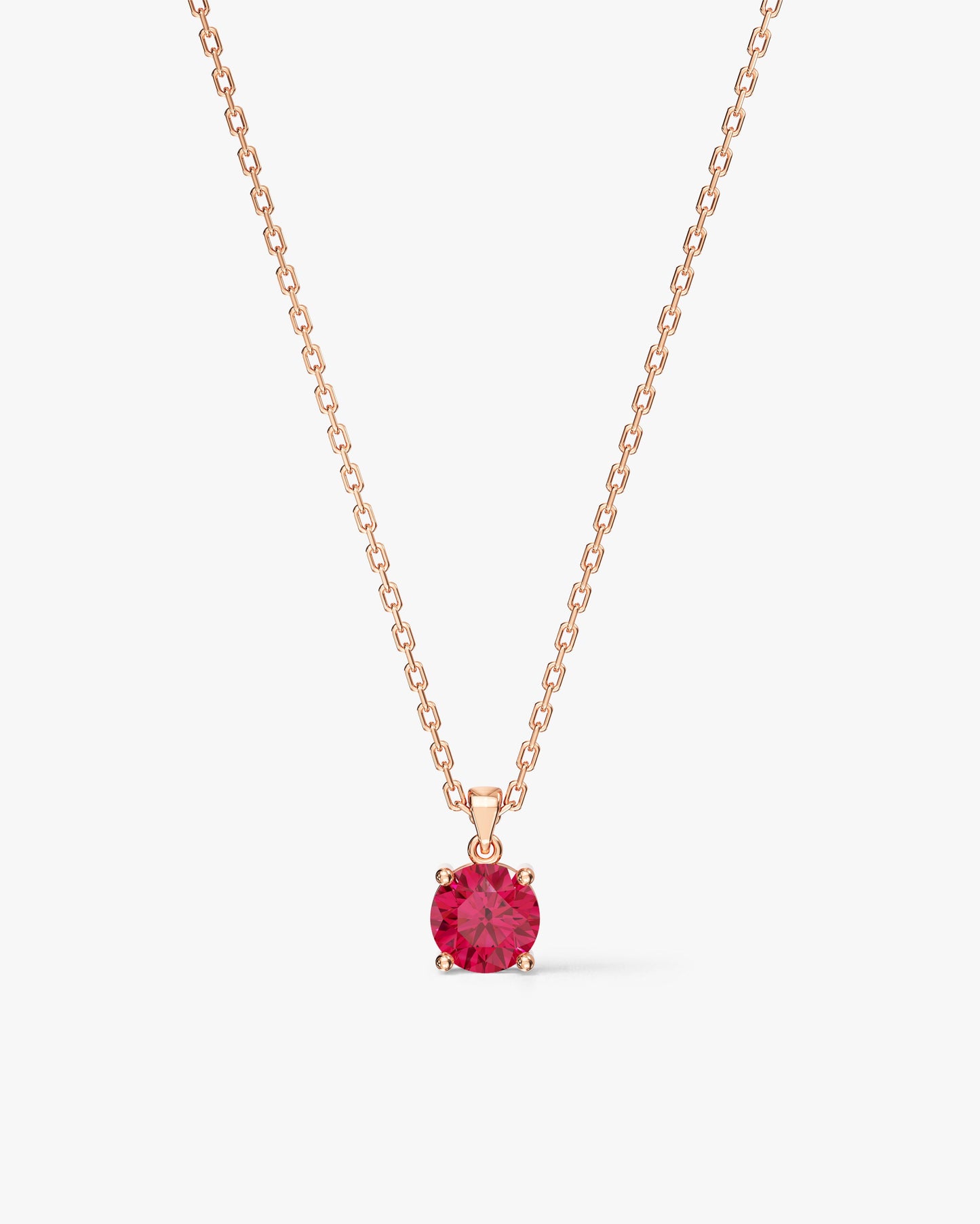 Prong Set Round Cut Solitaire Pendant (1.50 CT)