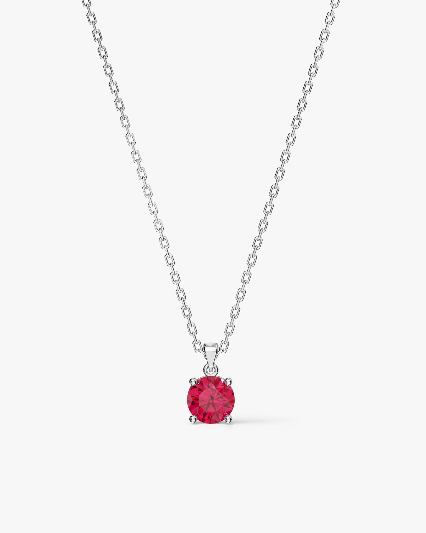 Prong Set Round Cut Solitaire Pendant (1.50 CT)