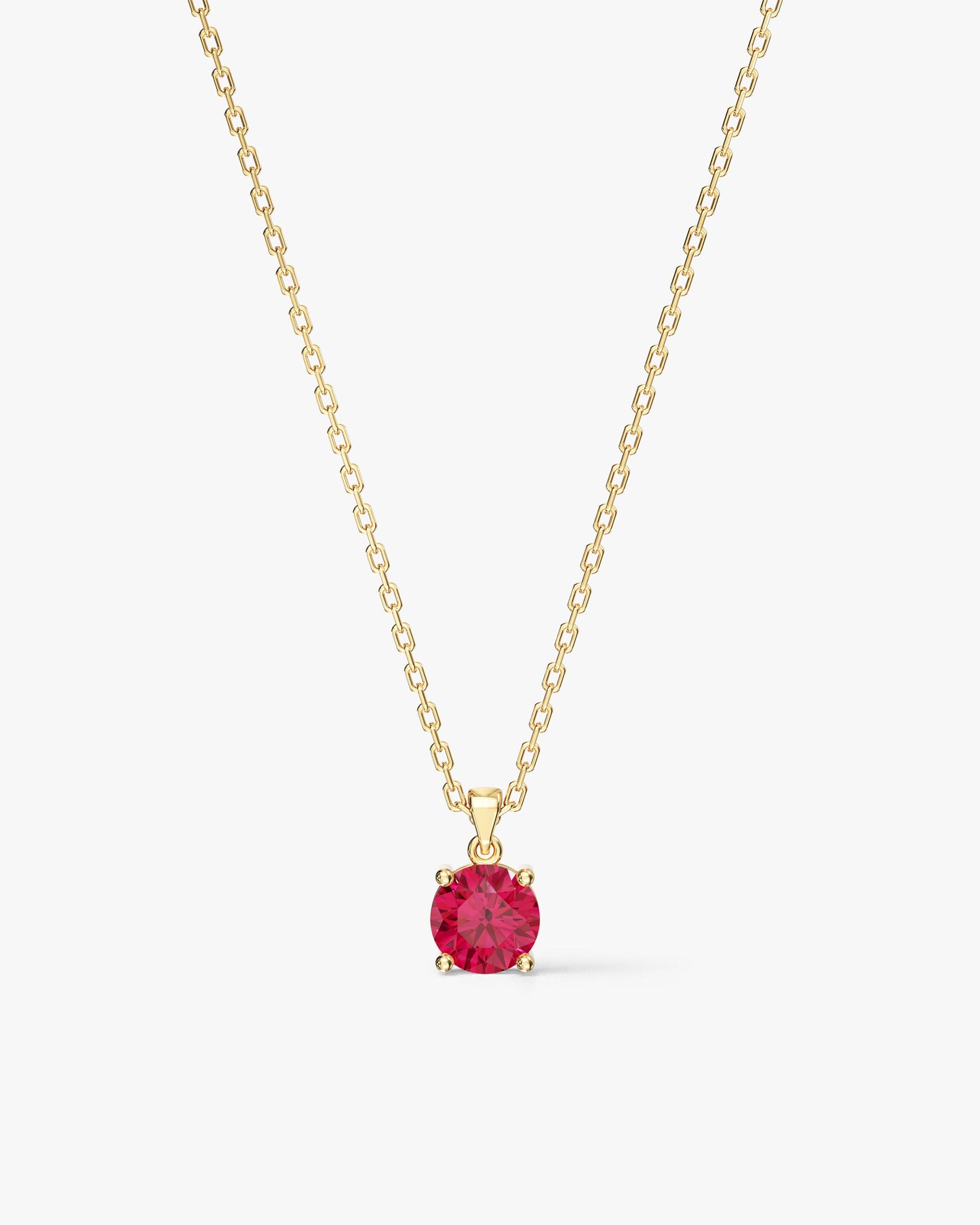 Prong Set Round Cut Solitaire Pendant (1.50 CT)