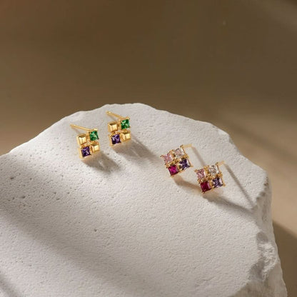 JWH Multiple Birthstone Earrings personalized jewelry