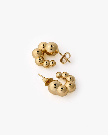 Bubble Hoop Earrings, Cluster Studs - Women Earrings