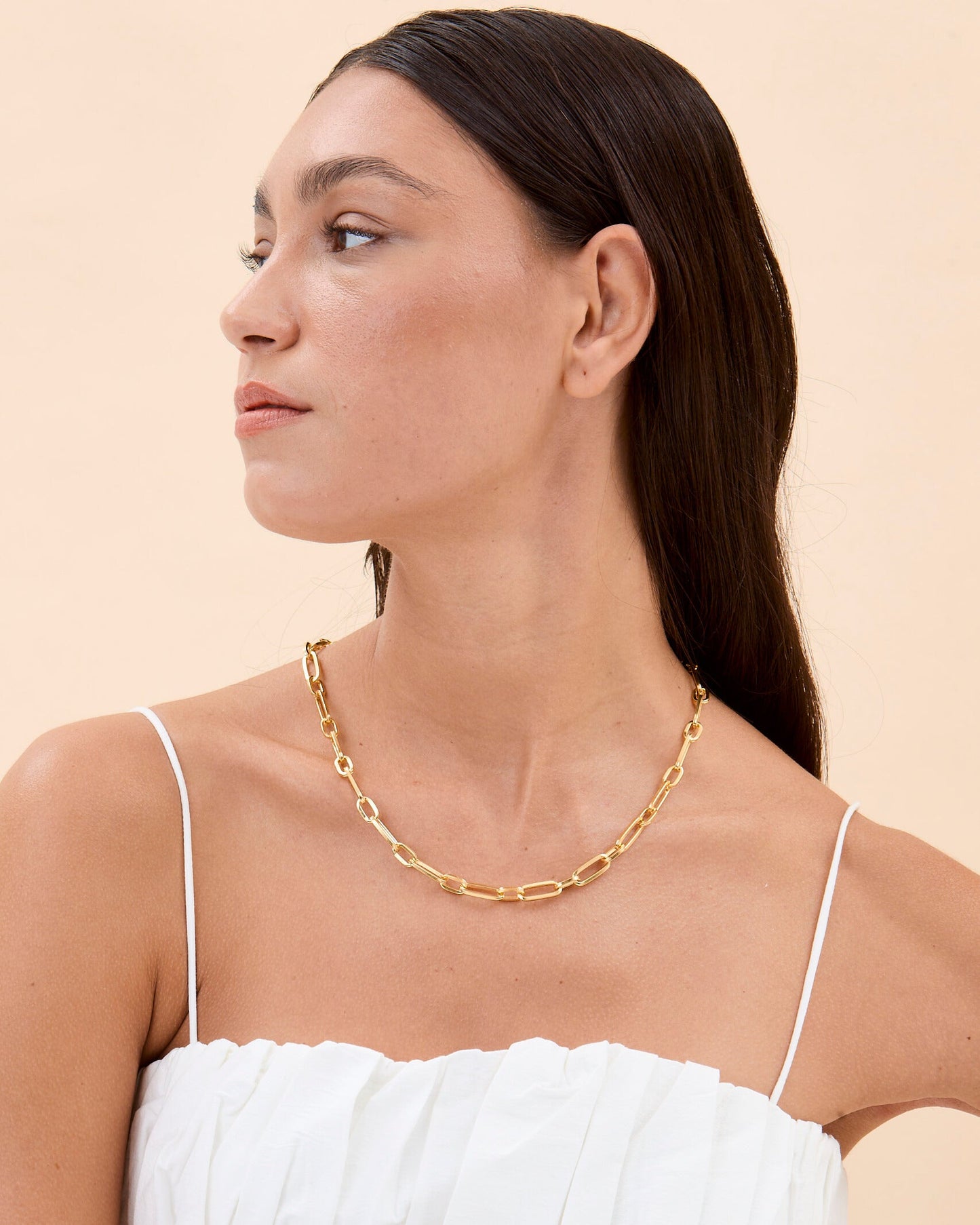 Bold Link Chain Necklace, Chunky Statement - Women Chain Jewelry