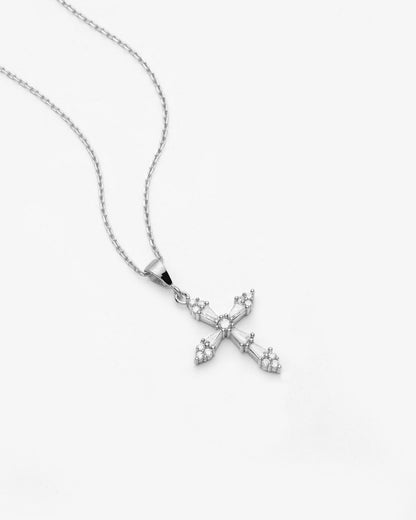 Gold Vermeil Dainty Cross Necklace - Faith Jewelry