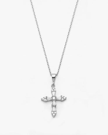 Gold Vermeil Dainty Cross Necklace - Faith Jewelry