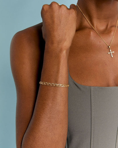 Stylist Bold Women Silver Bracelet - Chain Bracelet
