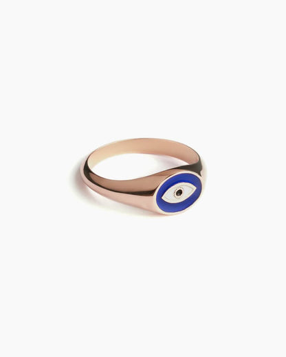Protection Evil Eye  Ring Minimal Statement - Evil Eye Jewelry