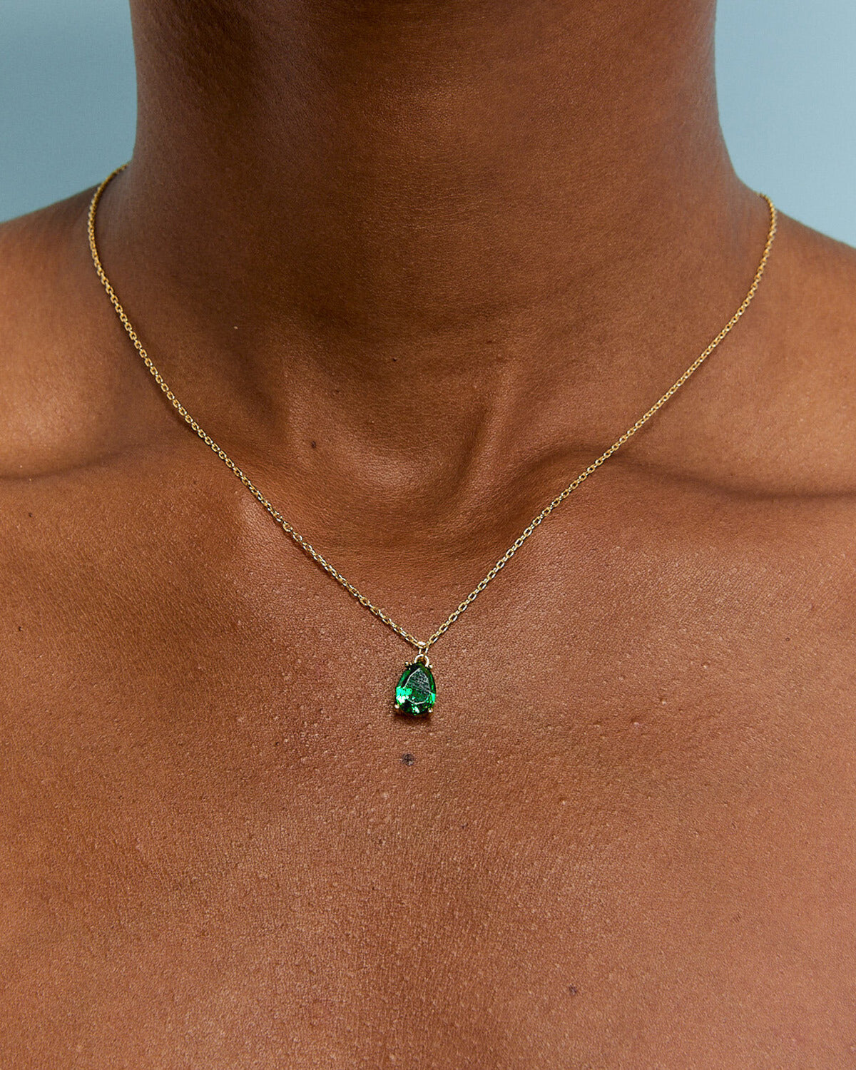 Dainty Silver Birthstone Necklace for Mom - Birthstone Jewelry