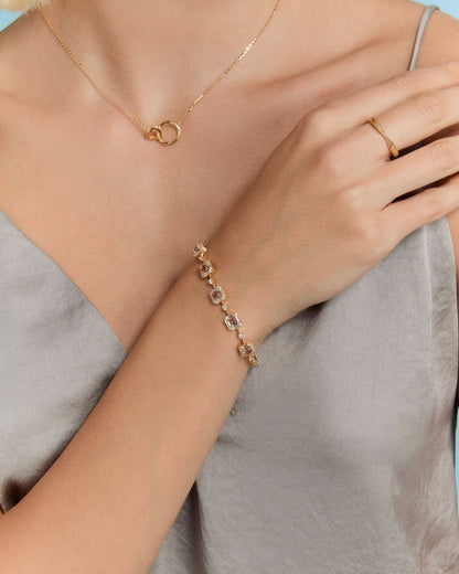 Silver Peridot Stone Tennis Bracelet - Tennis Jewelry