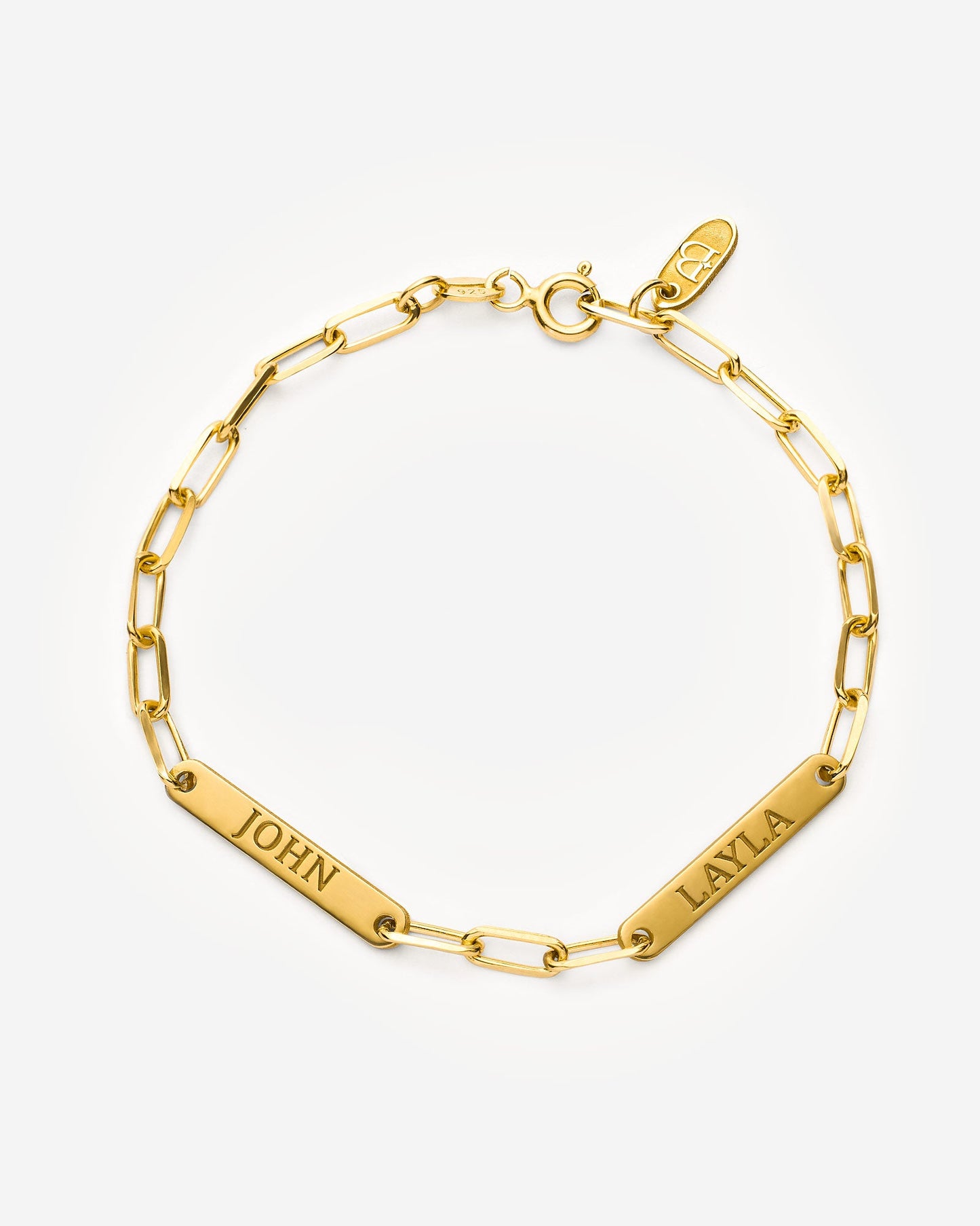 Silver Engraved Dainty Name Bar Bracelet - Name Jewelry