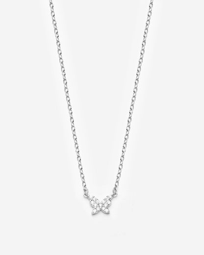 Dainty Butterfly Necklace, Minimalist Charm Jewelry - Minimalist Jewlery