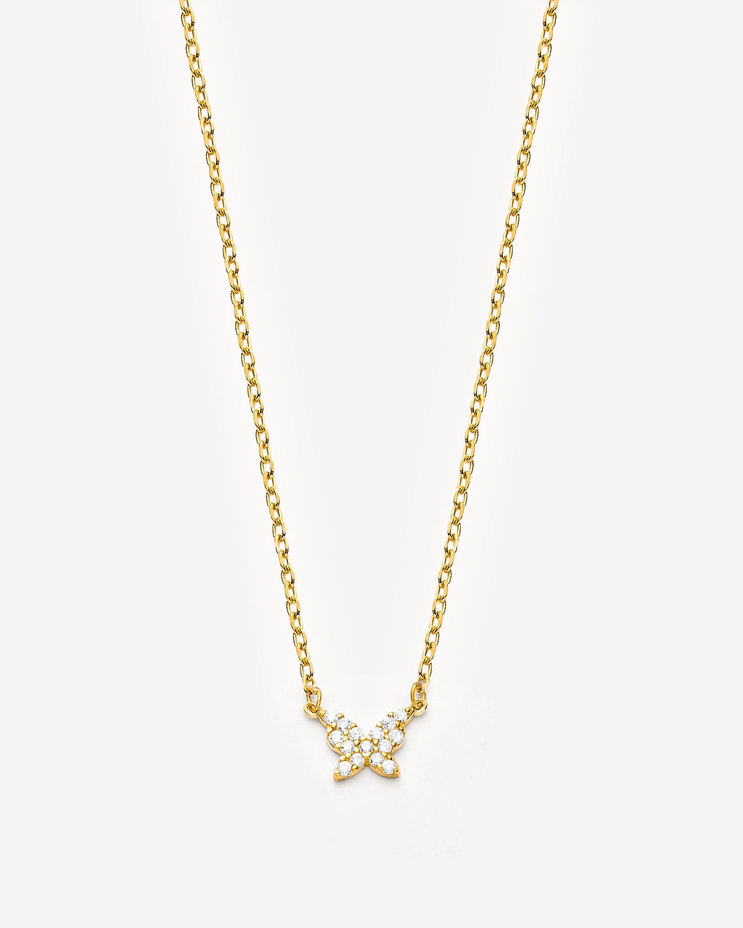 Dainty Butterfly Necklace, Minimalist Charm Jewelry - Minimalist Jewlery
