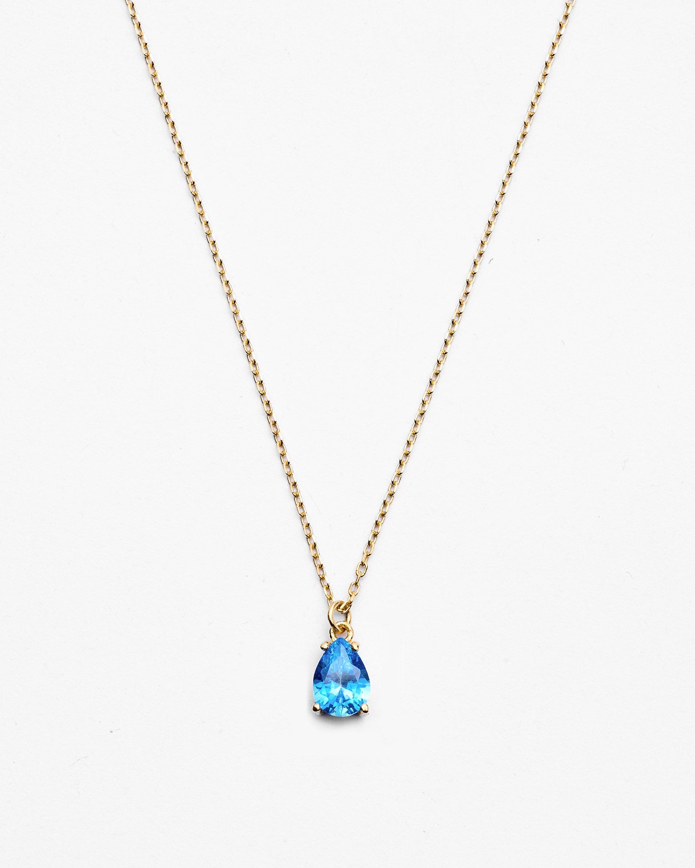 Dainty Silver Birthstone Necklace for Mom - Birthstone Jewelry