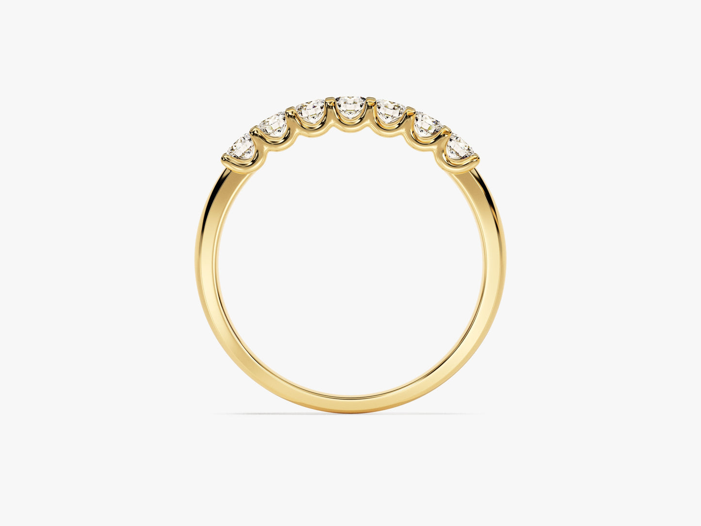 U-Prong Seven Stone Anniversary Band (0.35 CT TW)