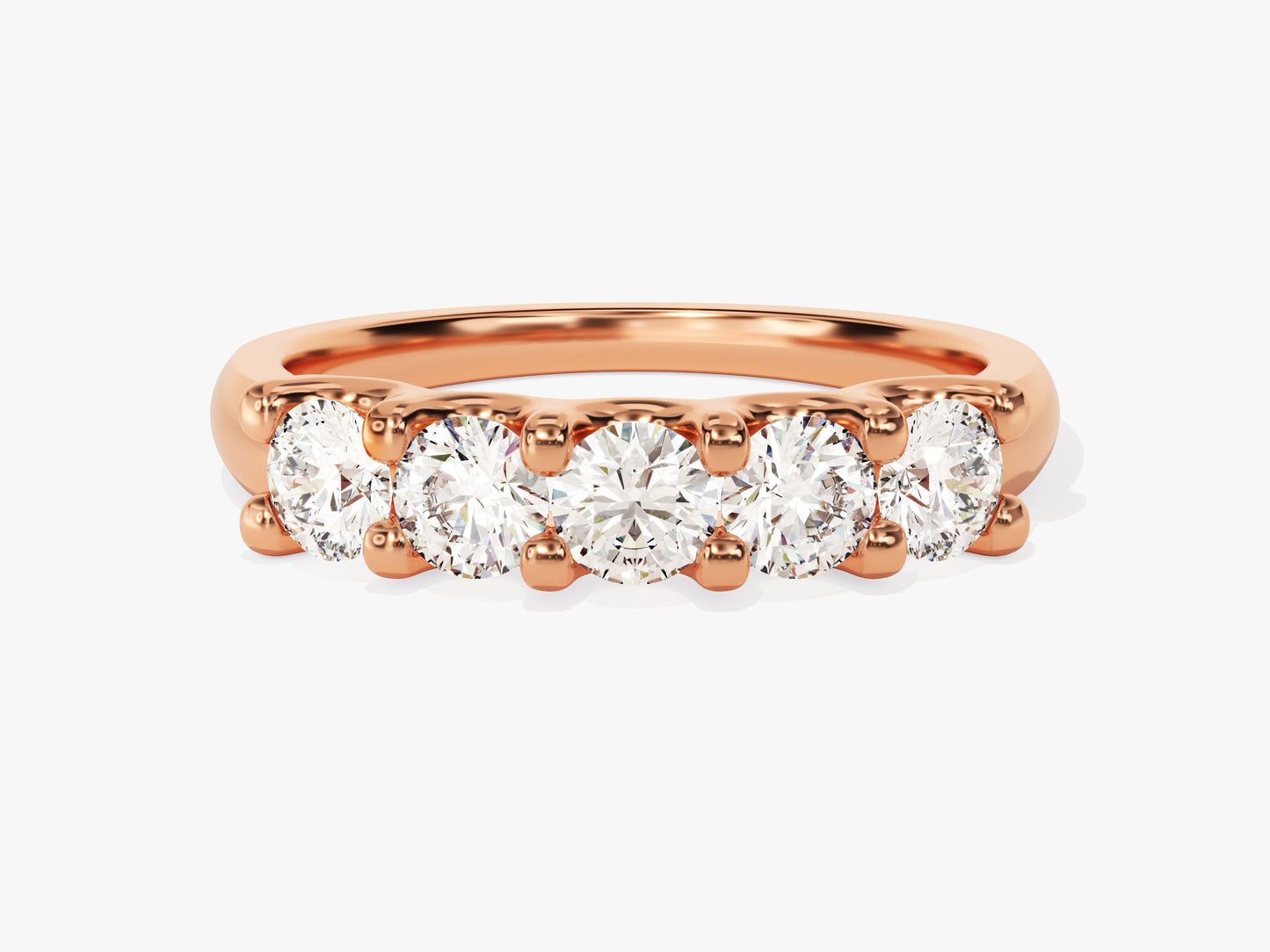 U-Prong Five Stone Anniversary Band (1.00 CT TW)