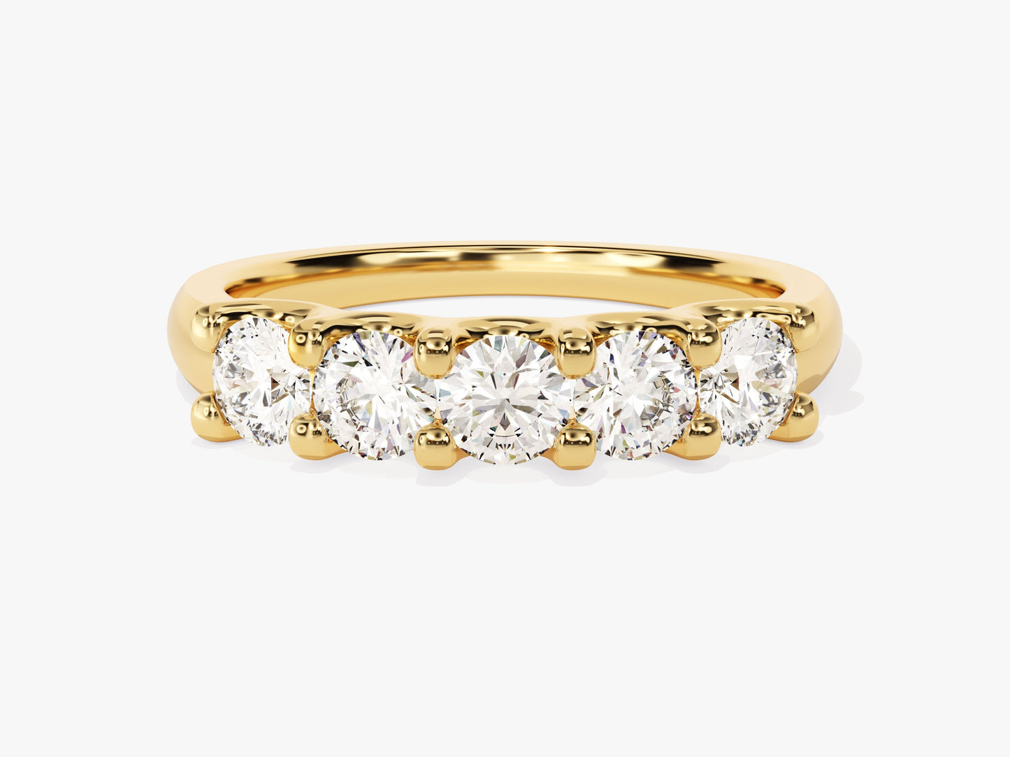 U-Prong Five Stone Anniversary Band (1.00 CT TW)