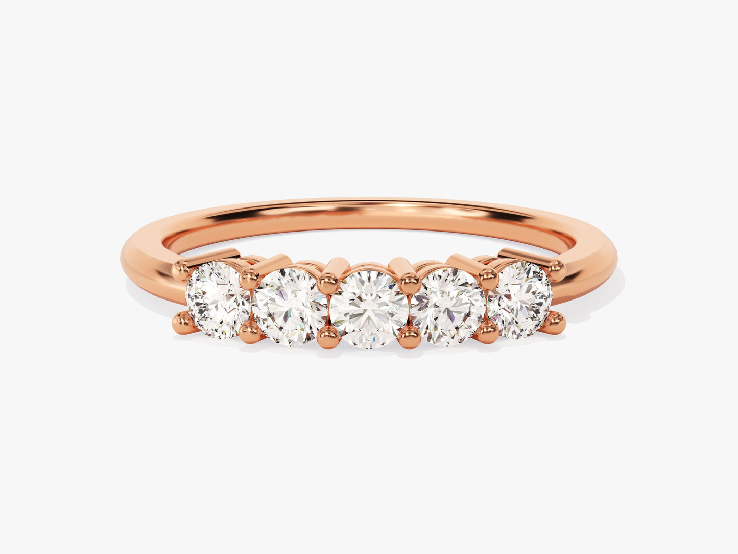 Classic Five Stone Anniversary Band (0.50 CT TW)