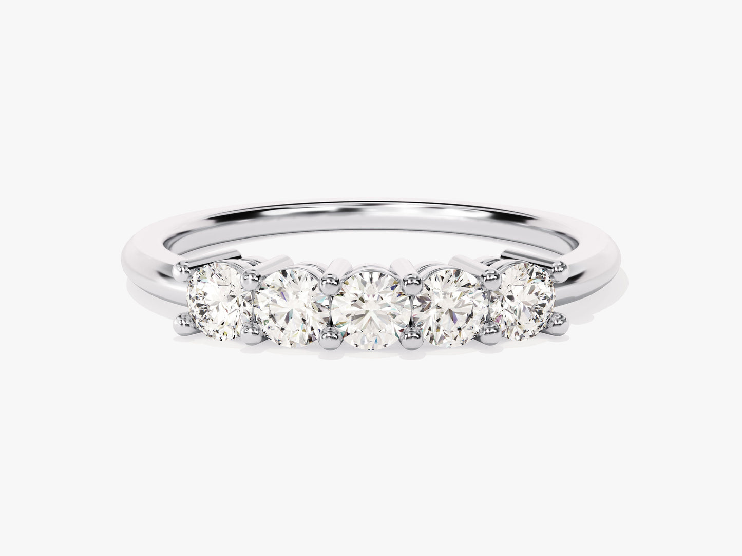 Classic Five Stone Anniversary Band (0.50 CT TW)