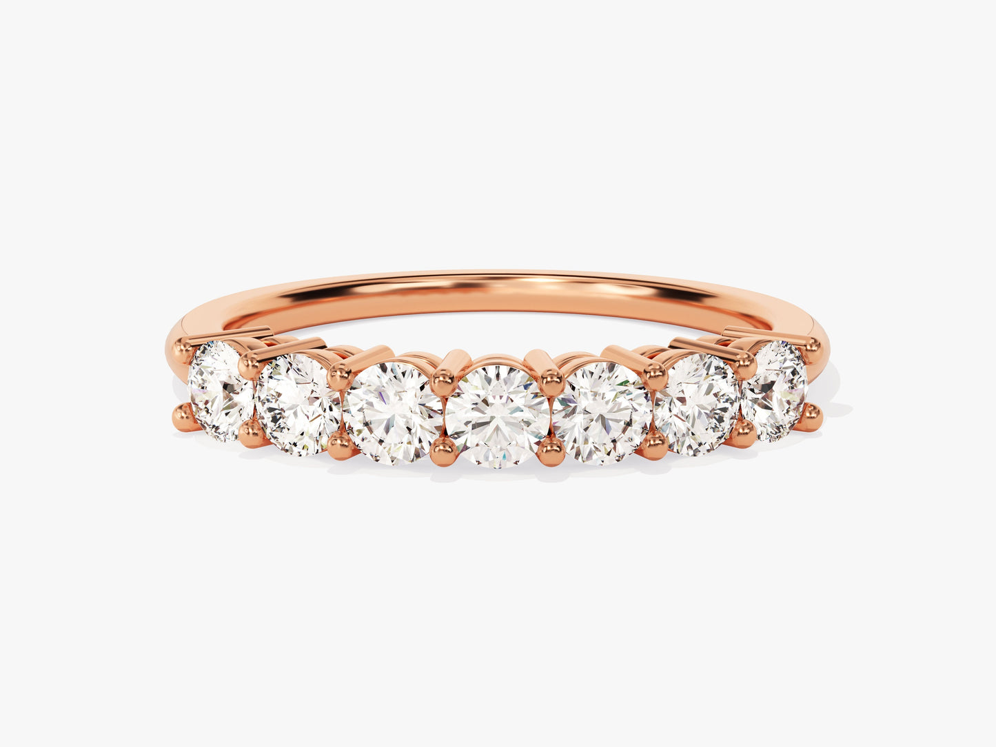 Classic Seven Stone Anniversary Band (0.70 CT TW)