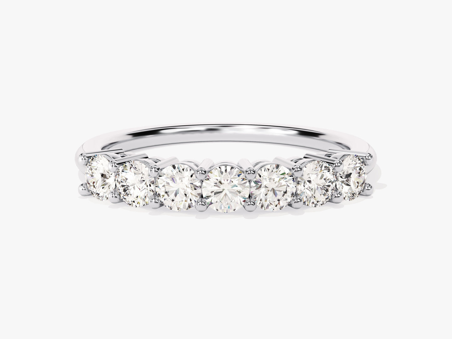 Classic Seven Stone Anniversary Band (0.70 CT TW)