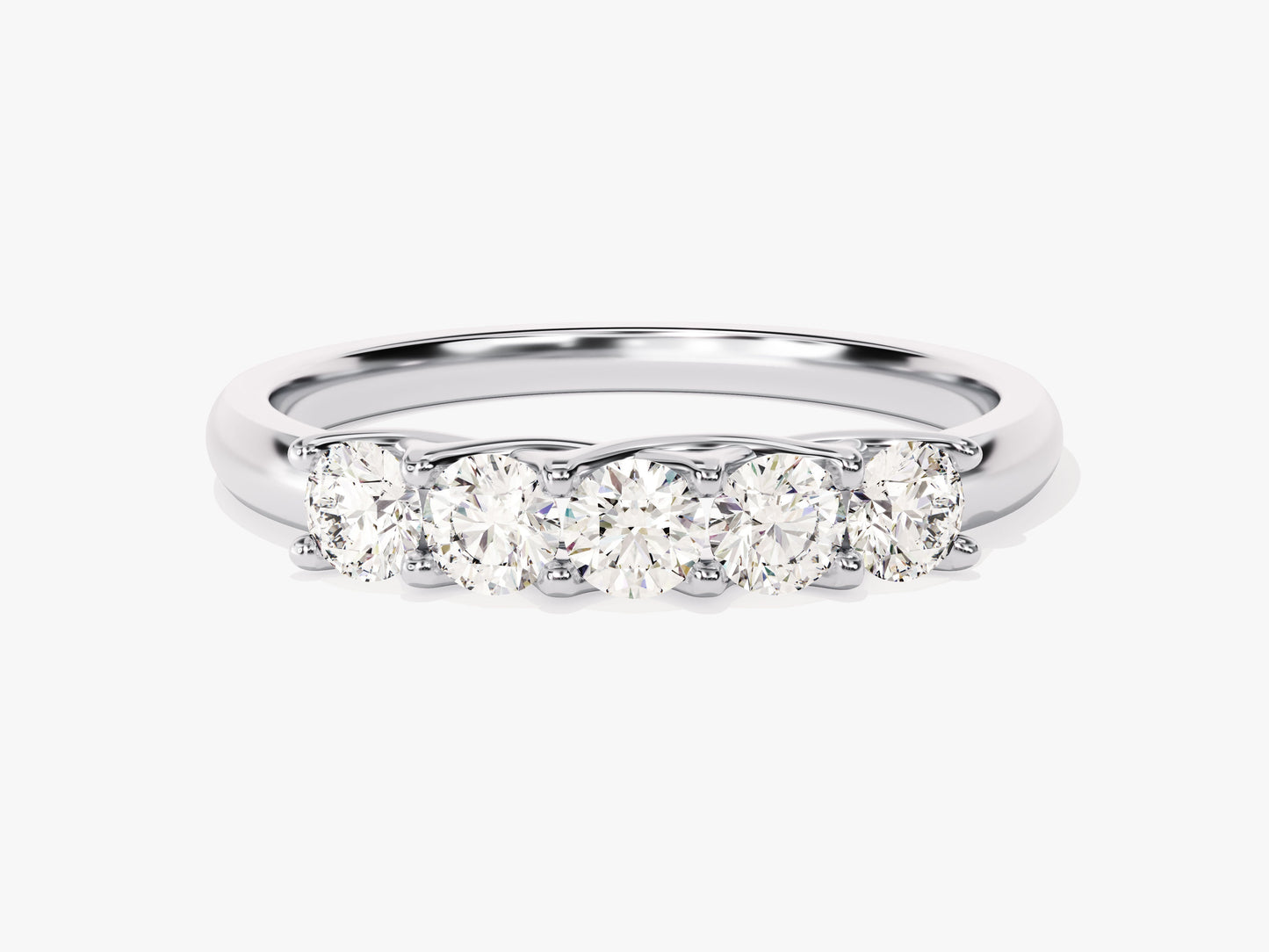Five Stone Trellis Anniversary Band (0.50 CT TW)