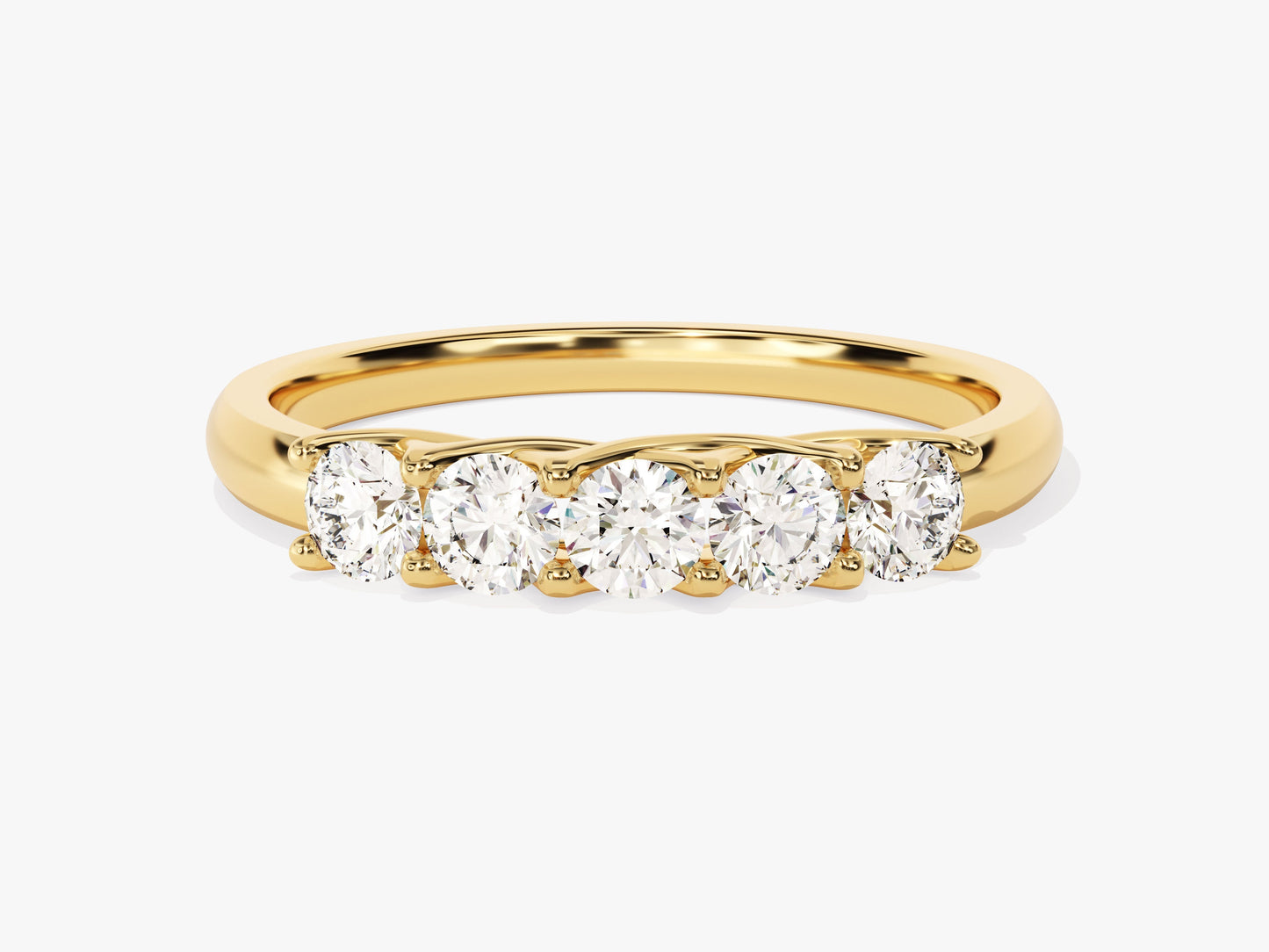 Five Stone Trellis Anniversary Band (0.50 CT TW)