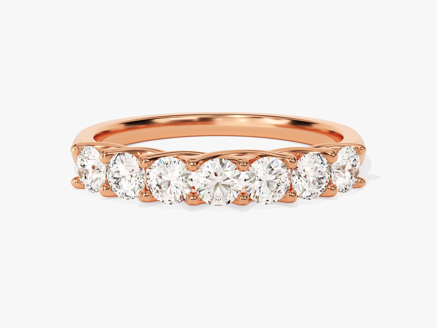 Seven Stone Trellis Anniversary Band (0.70 CT TW)
