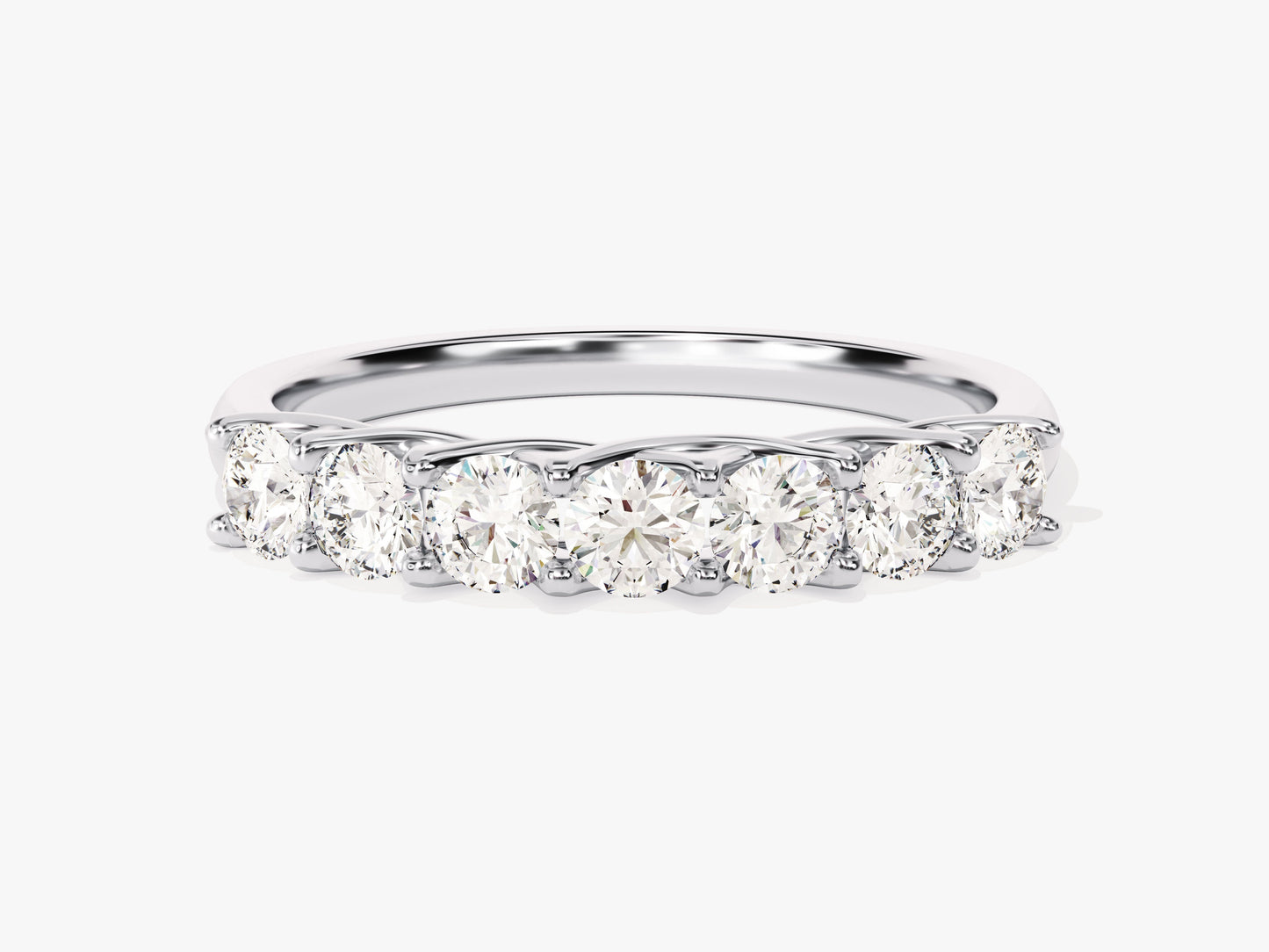 Seven Stone Trellis Anniversary Band (0.70 CT TW)