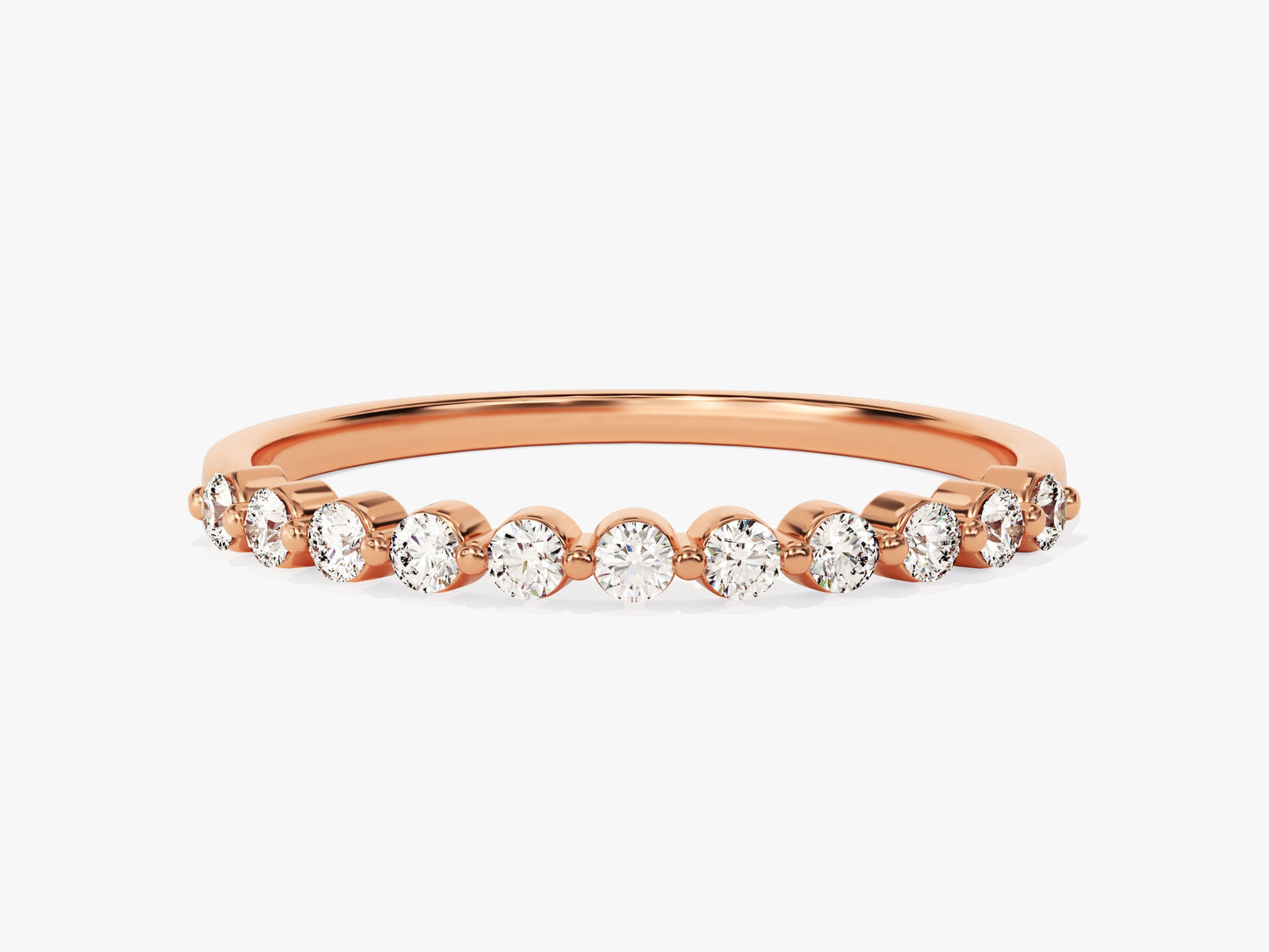 Floating Eleven Stone Anniversary Band (0.33 CT TW)
