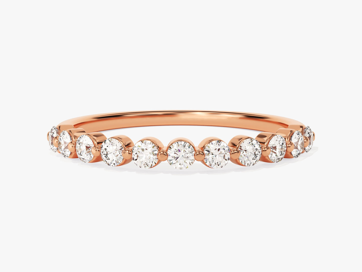 Floating Eleven Stone Anniversary Band (0.55 CT TW)