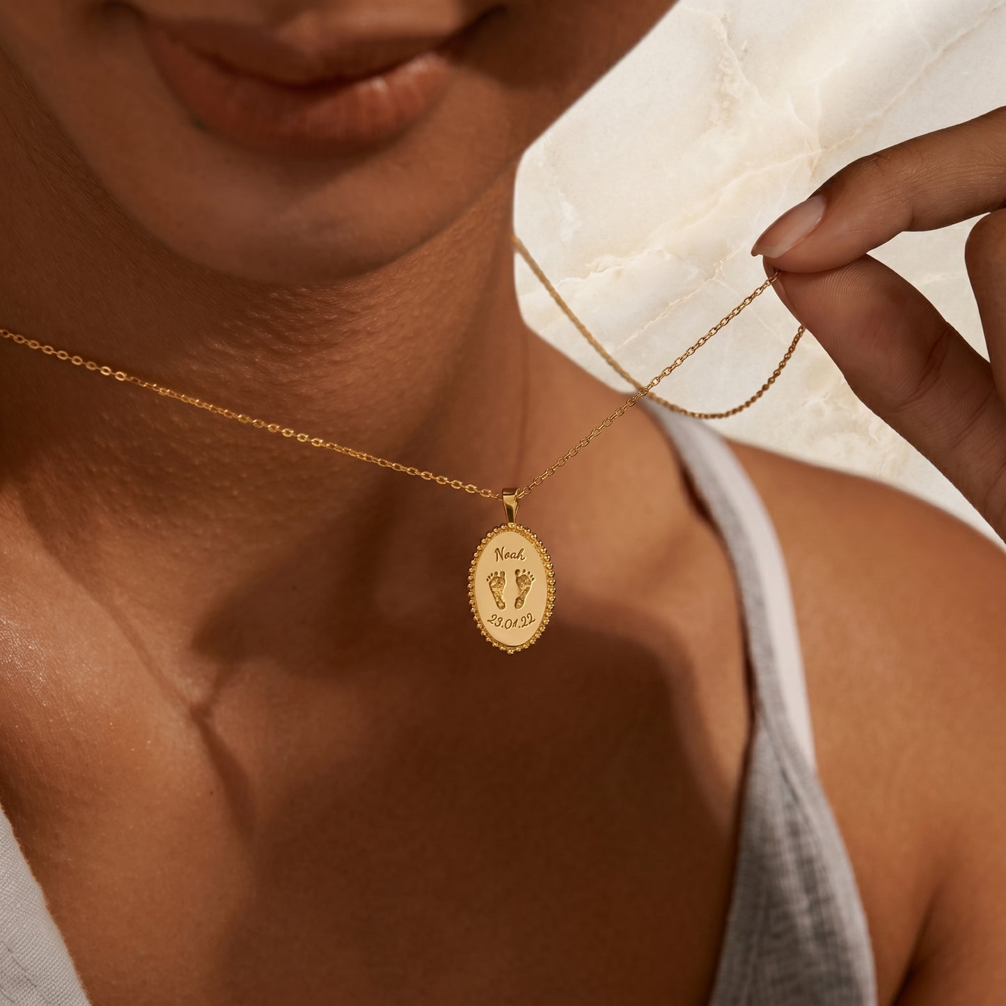 JWH personalized necklace gift