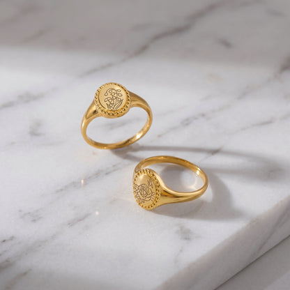 JWH personalized ring gift
