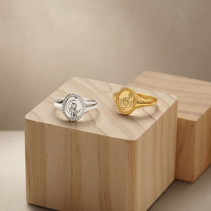 JWH personalized ring gift