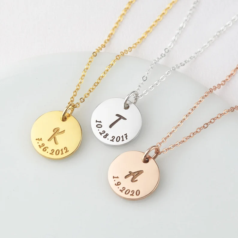 JWH font preview guide for Baby Initial Necklace for Mom