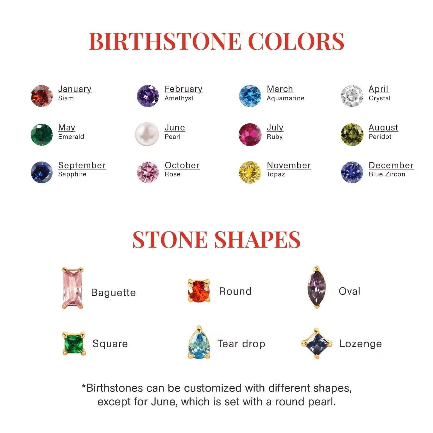 JWH Multiple Birthstone Earrings personalized jewelry